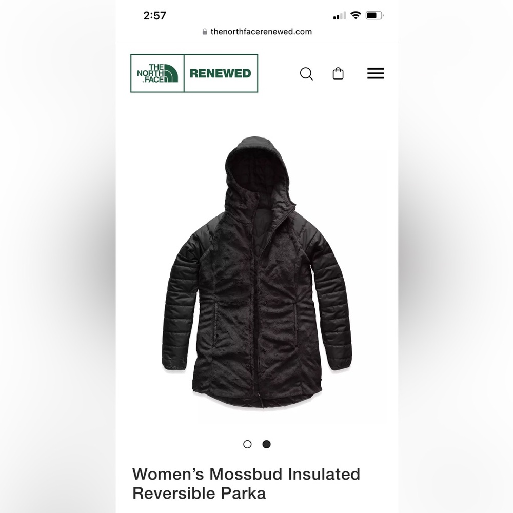 Women’s Mossbud Insulated Reversible Parka / SIZE SMALL - Picture 2 of 6